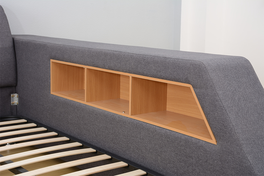 Rangka Tempat Tidur Santai Terintegrasi Berlapis Speaker Bluetooth 1550