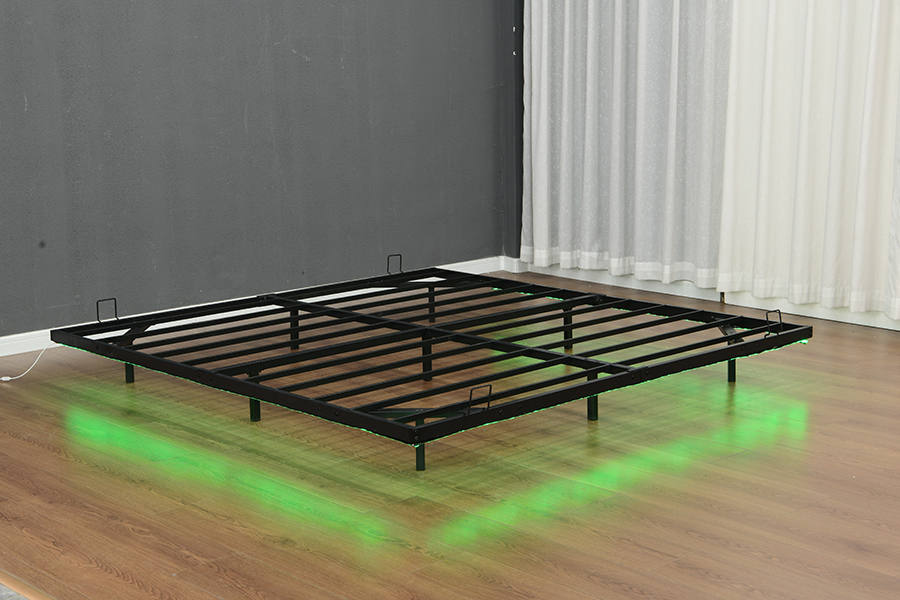 4600 Rangka Tempat Tidur Strip Lampu Logam Mengambang