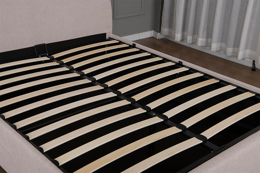 Rangka Tempat Tidur Penyimpanan Berlapis Bahan Ramah Lingkungan 5019G