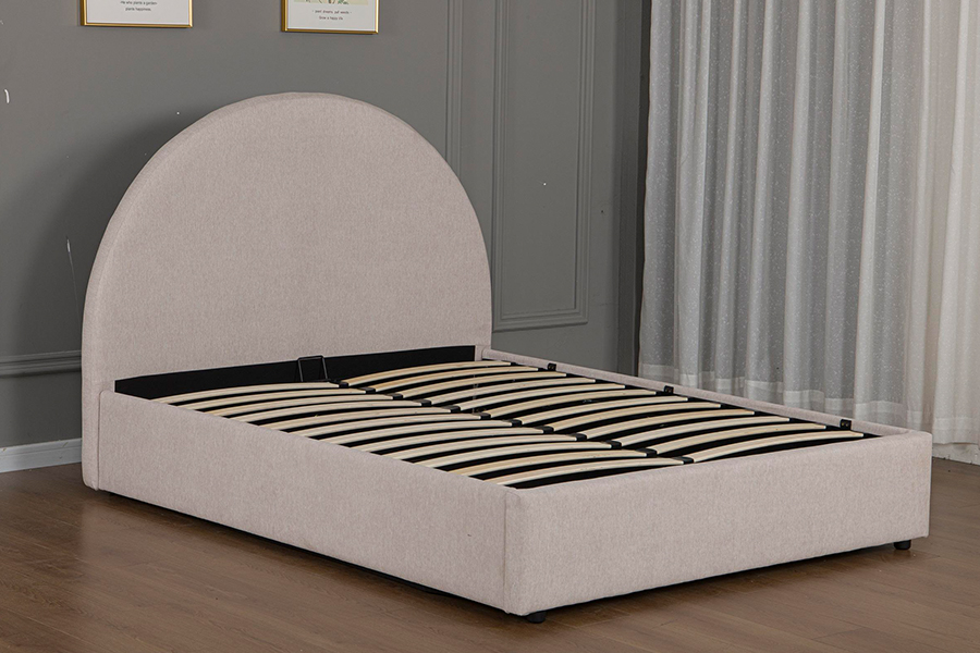 Rangka Tempat Tidur Penyimpanan Berlapis Bahan Ramah Lingkungan 5019G