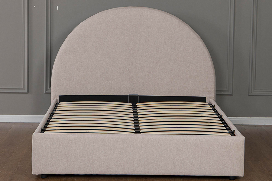 Rangka Tempat Tidur Penyimpanan Berlapis Bahan Ramah Lingkungan 5019G