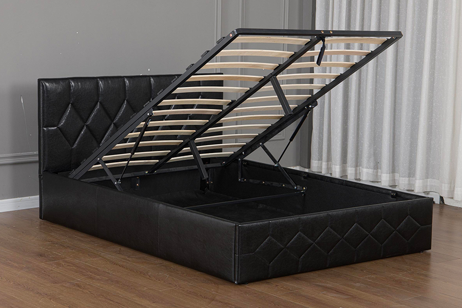 5031G Rangka Tempat Tidur Berlapis USB Kaki Tempat Tidur Berbentuk Berlian