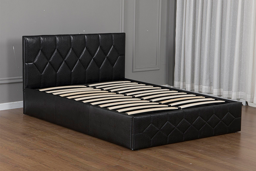 5031G Rangka Tempat Tidur Berlapis USB Kaki Tempat Tidur Berbentuk Berlian