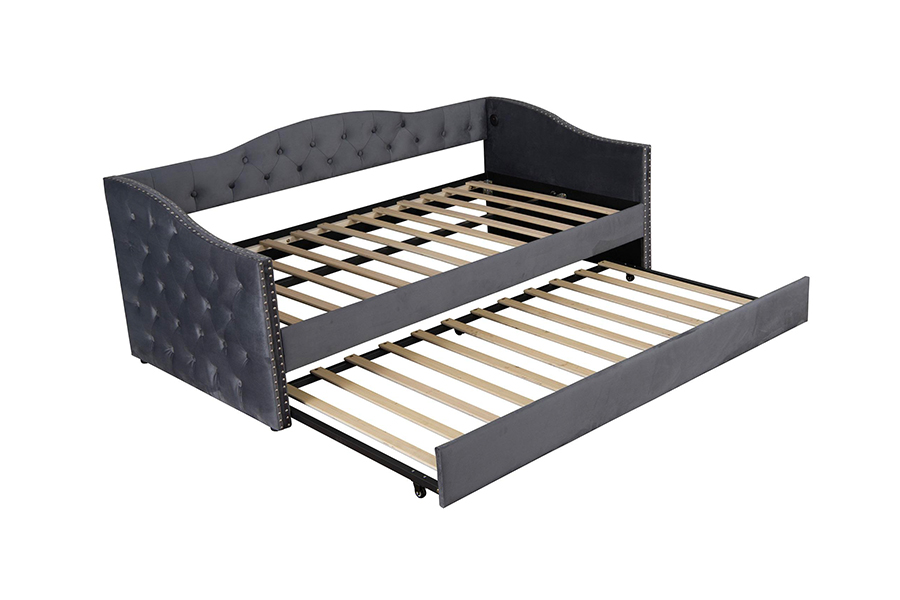 N17 Tempat Tidur Tarik Multifungsi Fungsi Penyimpanan Tempat Tidur Sofa Trundle