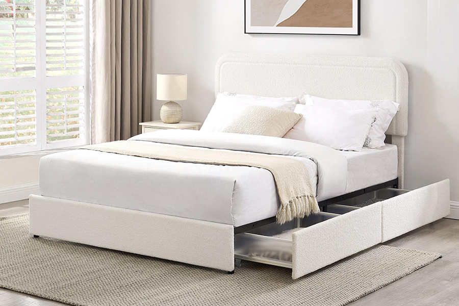 Laci Penyimpanan Tempat Tidur N3 Rangka Tempat Tidur Penyimpanan Berlapis Tahan Lama