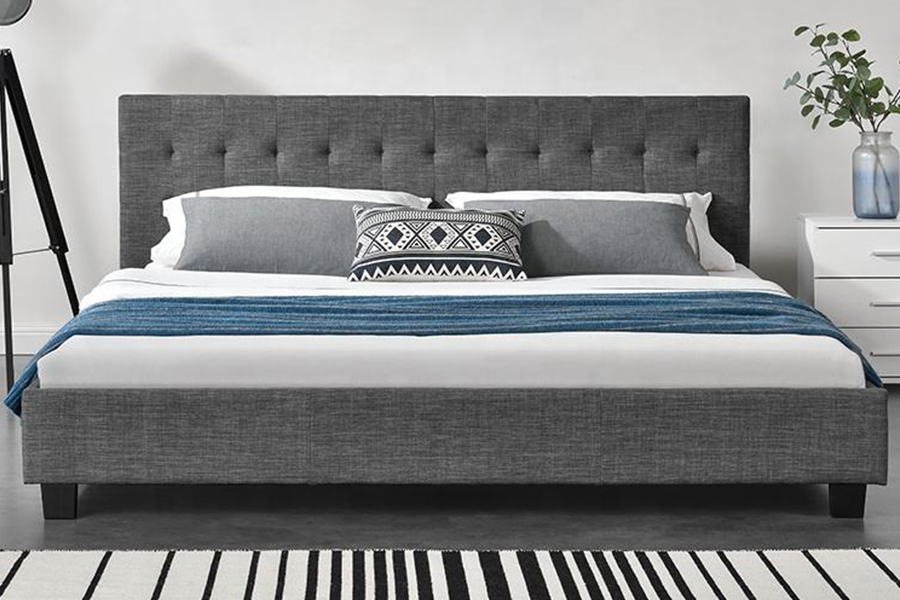 1257 Tempat Tidur Berlapis Dekorasi Gaya Panel Modern