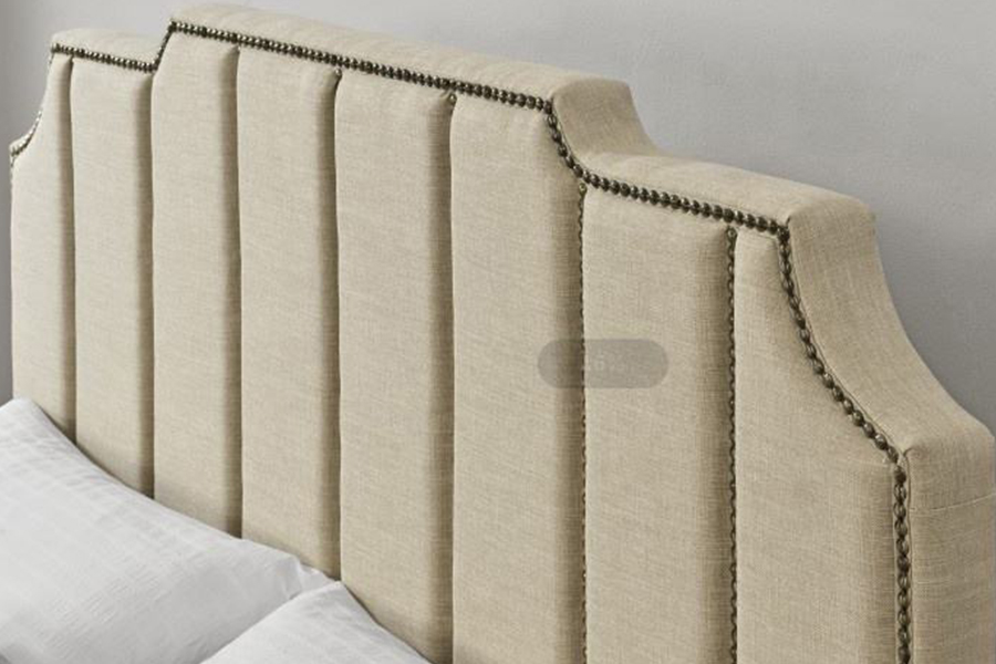 Rangka Tempat Tidur Ganda Kain Beludru 1205 Tempat Tidur Berlapis