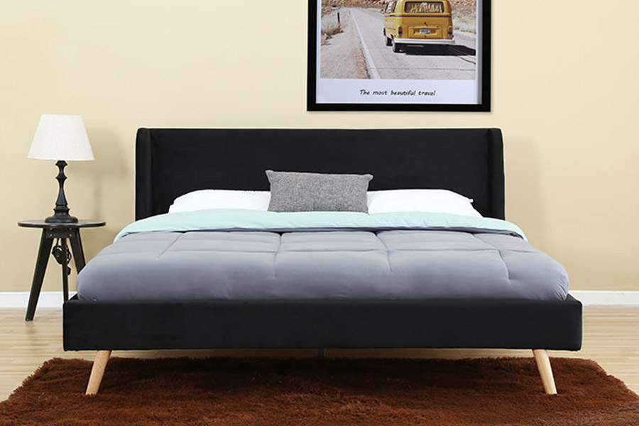 1385 Rangka Tempat Tidur Hotel Angkat Modern, Rangka Tempat Tidur Penyimpanan Laci