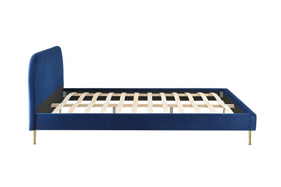 1358 Tempat Tidur Kain Sederhana Elegan Tempat Tidur Berlapis