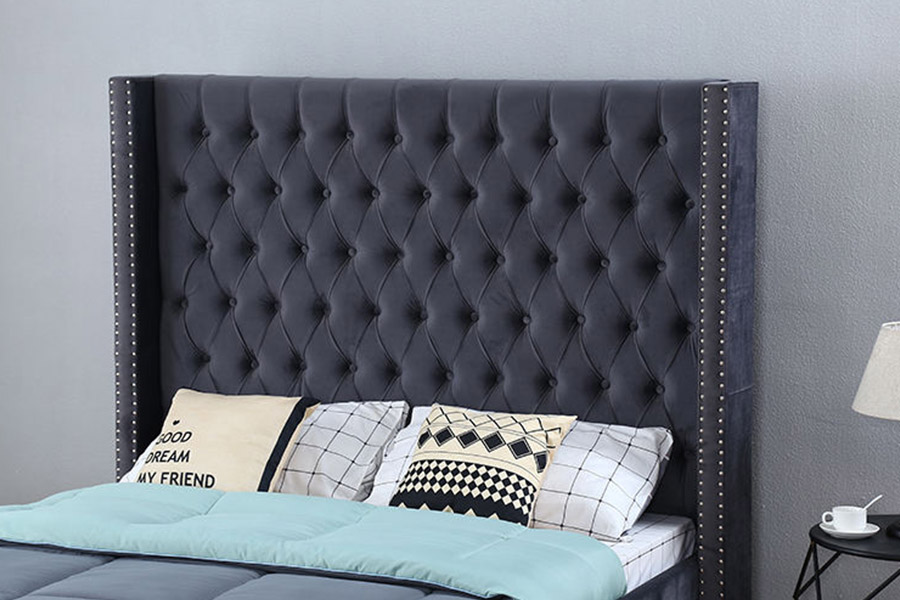1351 Tempat Tidur Berlapis Berlapis Desain Mewah Modern