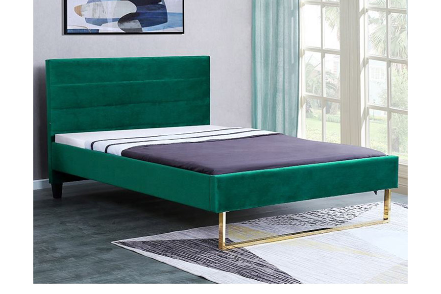1347 Tempat Tidur King Mewah Desain Modern Tempat Tidur Berlapis
