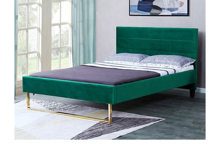 1347 Tempat Tidur King Mewah Desain Modern Tempat Tidur Berlapis