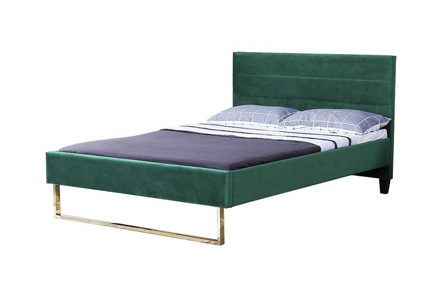 1347 Tempat Tidur King Mewah Desain Modern Tempat Tidur Berlapis