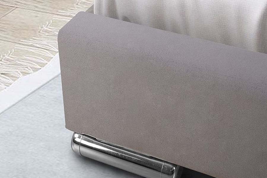 1571 Tempat Tidur Single Kulit Sintetis Tempat Tidur Anak Headboard Berkode Warna