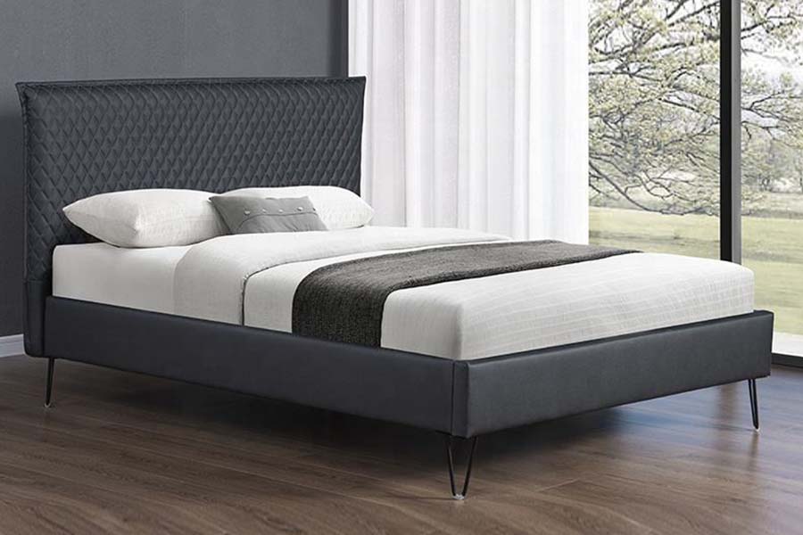 Tempat Tidur Bett Kulit 1664 Tempat Tidur Berlapis Gaya Modern