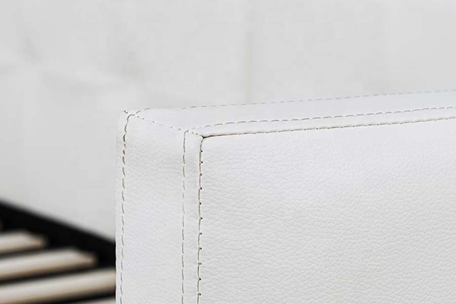 1637 Tempat tidur Sofa Kulit Lembut Trundle