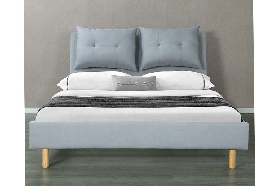 1503 Rangka Bantal Tempat Tidur Berlapis Desain Modern Gaya MDF