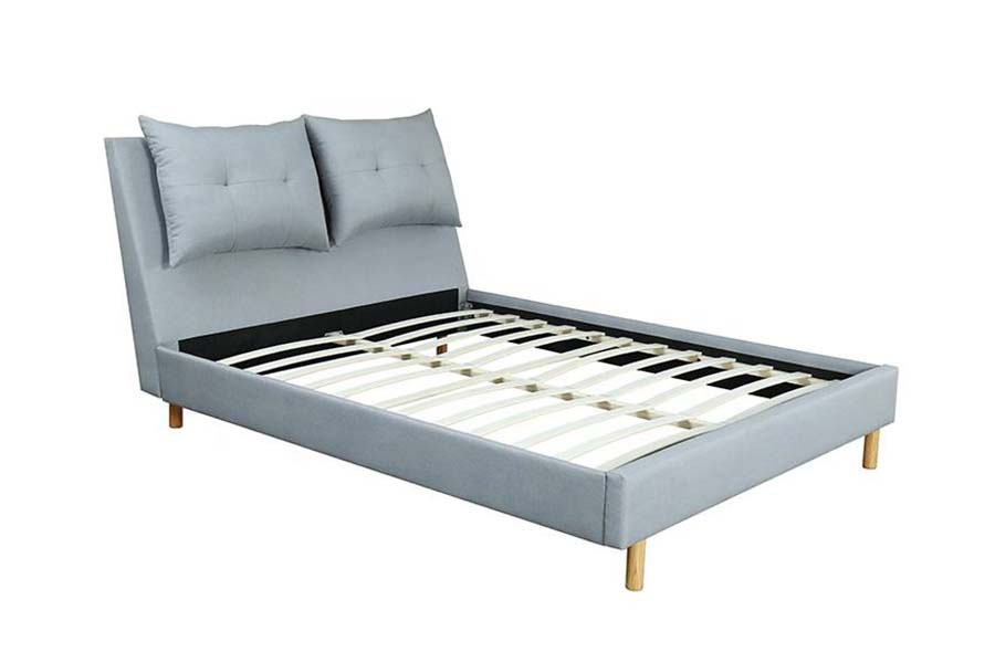 1503 Rangka Bantal Tempat Tidur Berlapis Desain Modern Gaya MDF