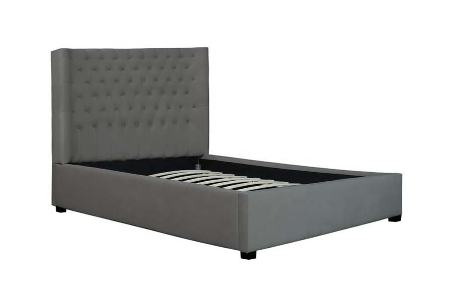 Tempat Tidur Headboard 1500 Kancing Tempat Tidur Kain Tempat Tidur Berlapis