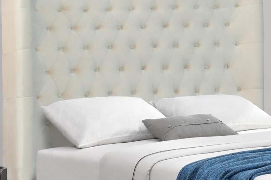Tempat Tidur Headboard 1500 Kancing Tempat Tidur Kain Tempat Tidur Berlapis