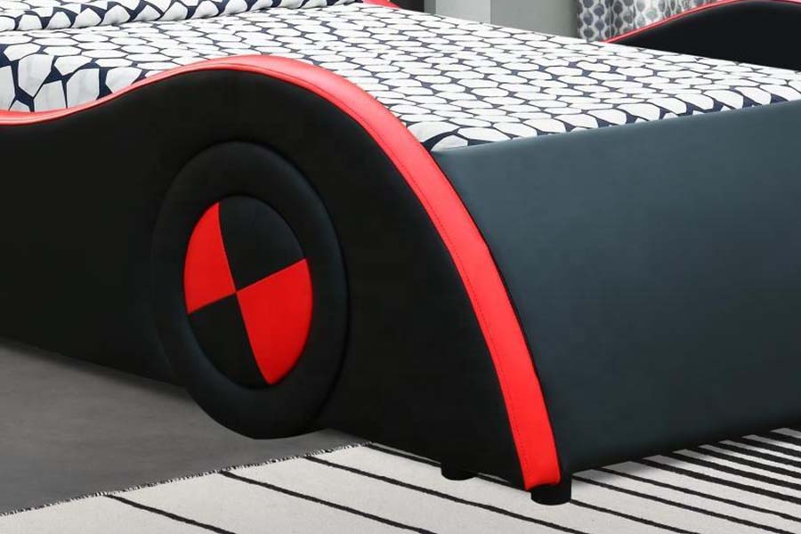 1497 Tempat Tidur Mobil Gaya Mobil Balap Super Bentuk S untuk Anak-Anak