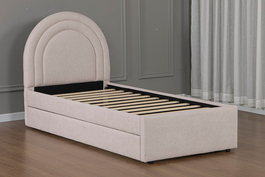 5021 Tempat Tidur Sofa Daybed Tarik Trundle Multi-Lengkungan