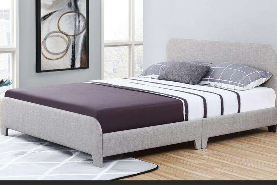 1142-3 Paket Satu Kotak Kain Linen Modern Tempat Tidur Berlapis