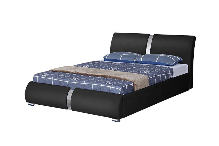 Rangka Tempat Tidur Berlapis Penyimpanan Kamar Tidur Ottoman Kulit Imitasi Multi Ukuran 1285G